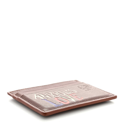Loewe Calfskin Anxious Love Card Holder Brown 4 of 8