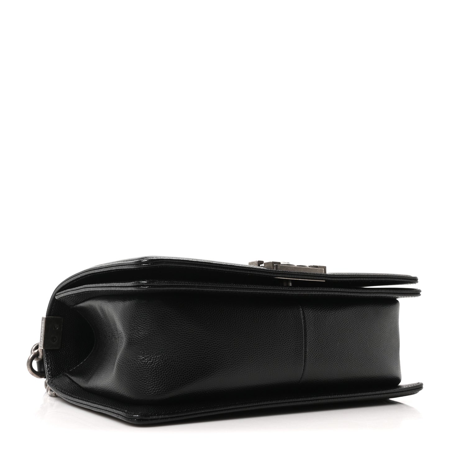 Caviar Quilted Medium Boy Flap Black