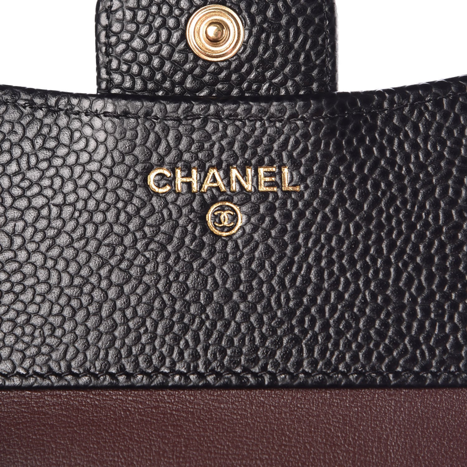 Chanel Caviar Quilted Compact Flap Wallet Black 6 of 9
