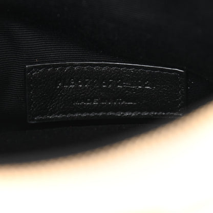 Saint Laurent Lambskin Quilted Round Le Maillon Round Tassel Chain Crossbody Bag Crema Soft 8 of 9