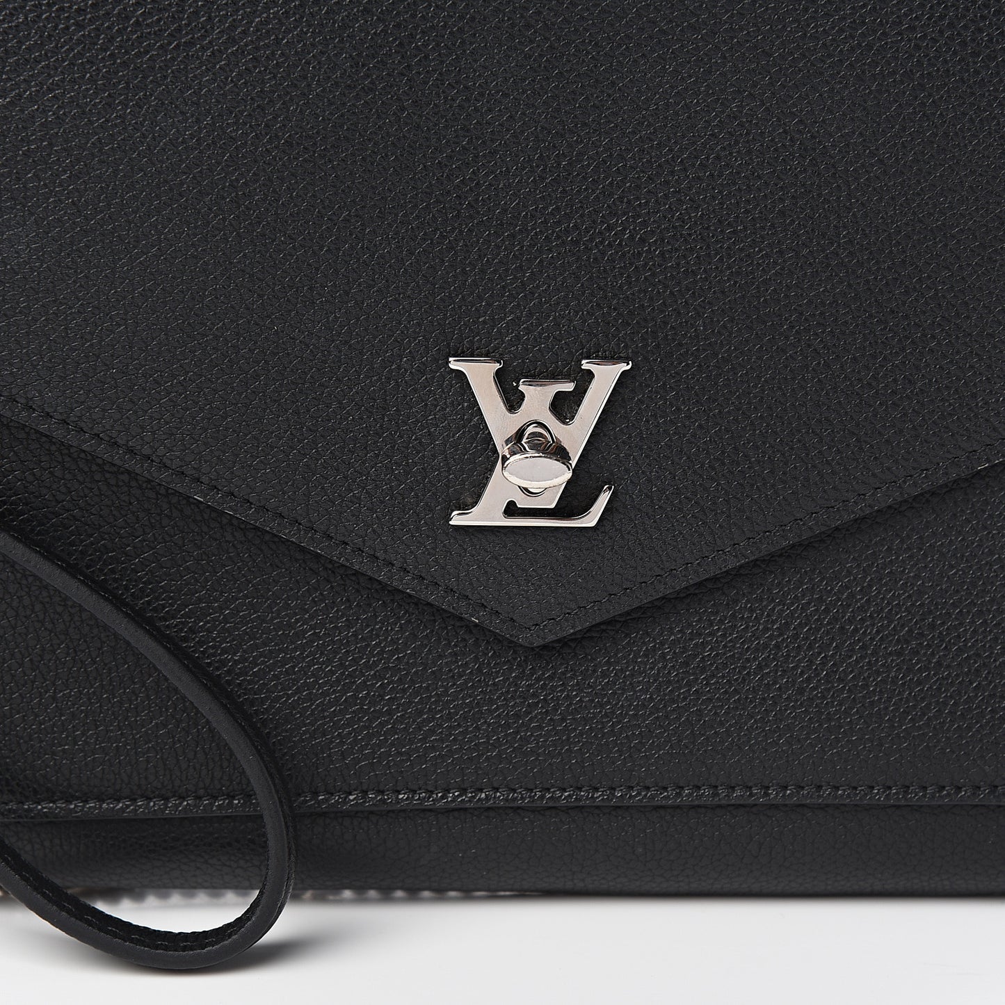 Soft Calfskin My Lockme Pochette Black