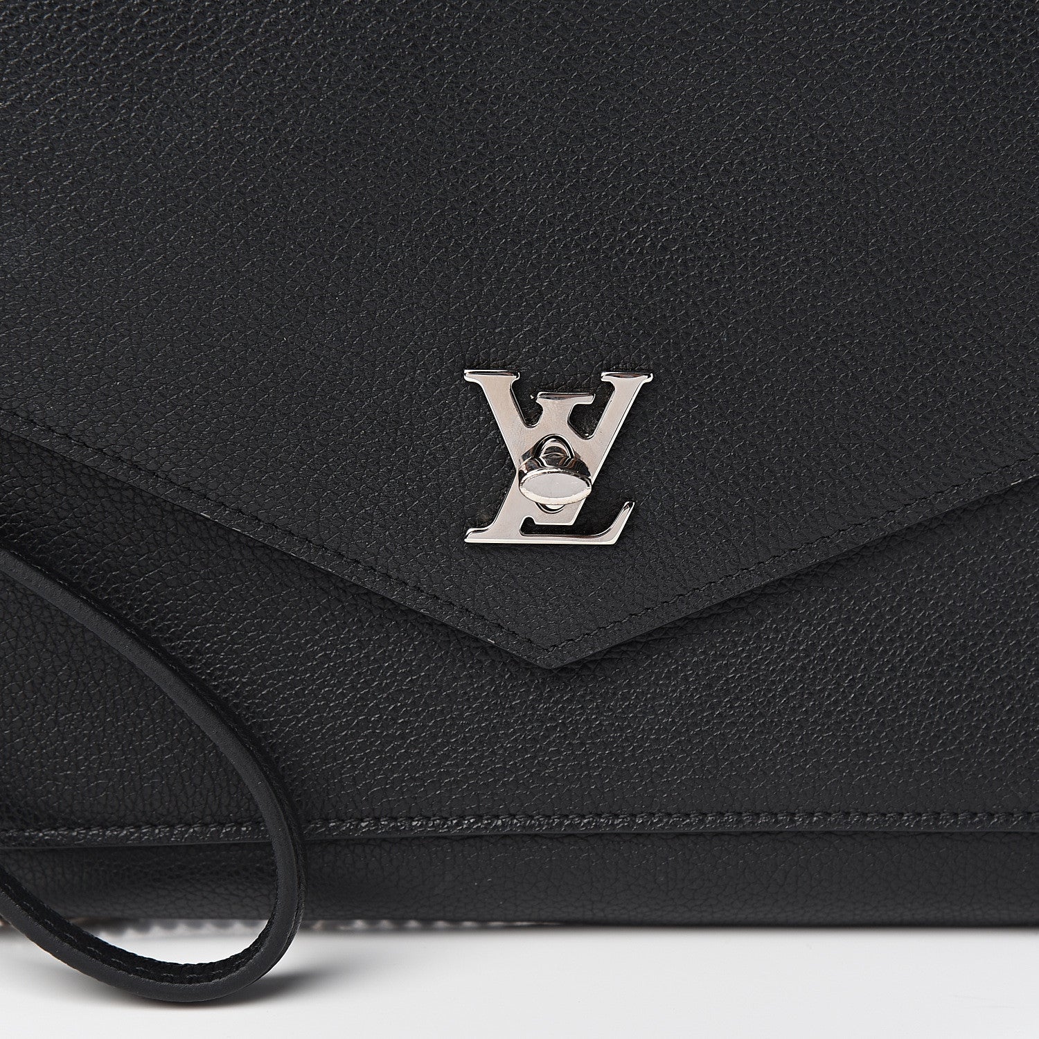 Louis Vuitton Soft Calfskin My Lockme Pochette Black 9 of 10