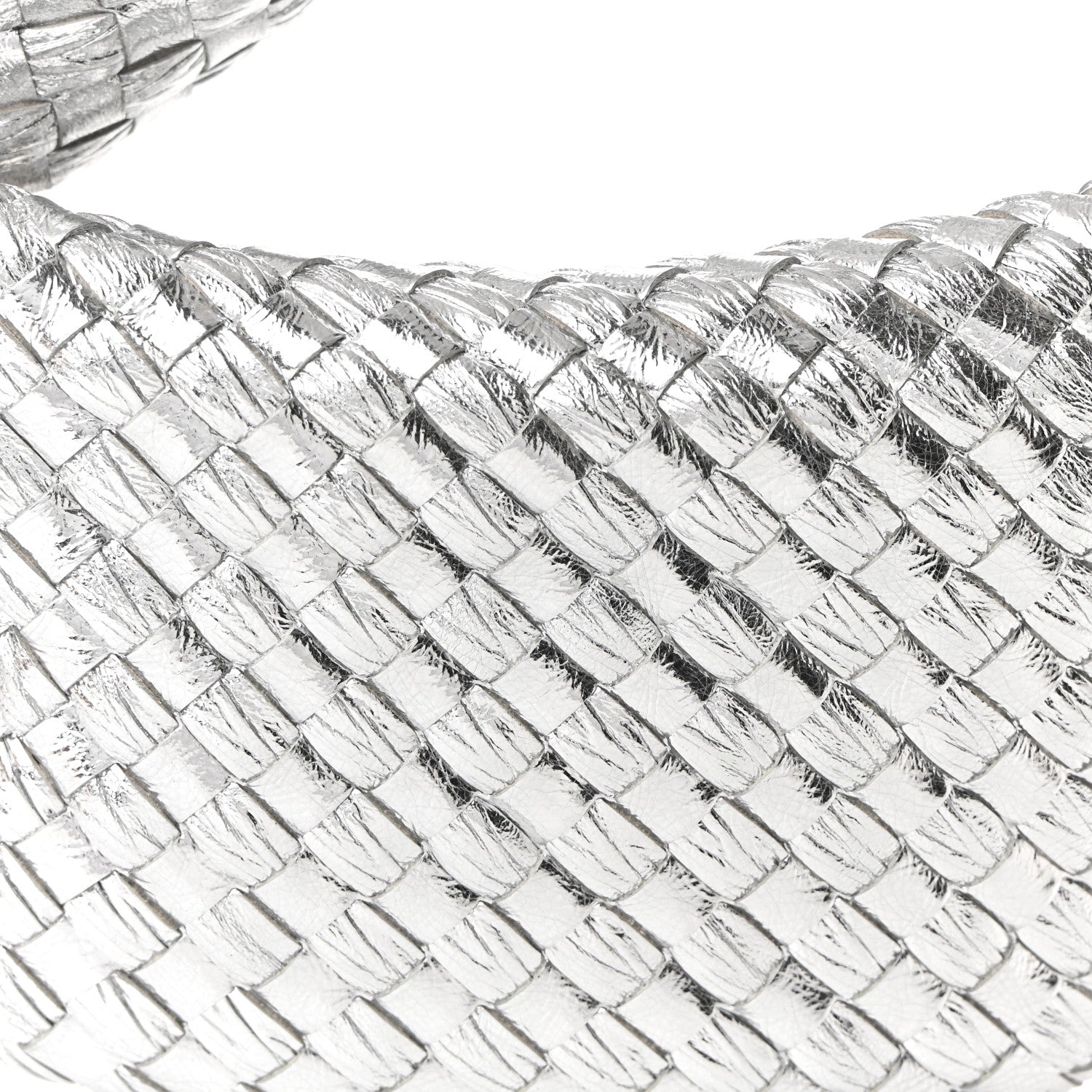 Bottega Veneta Metallic Nappa Intrecciato Mini Jodie Silver 6 of 9