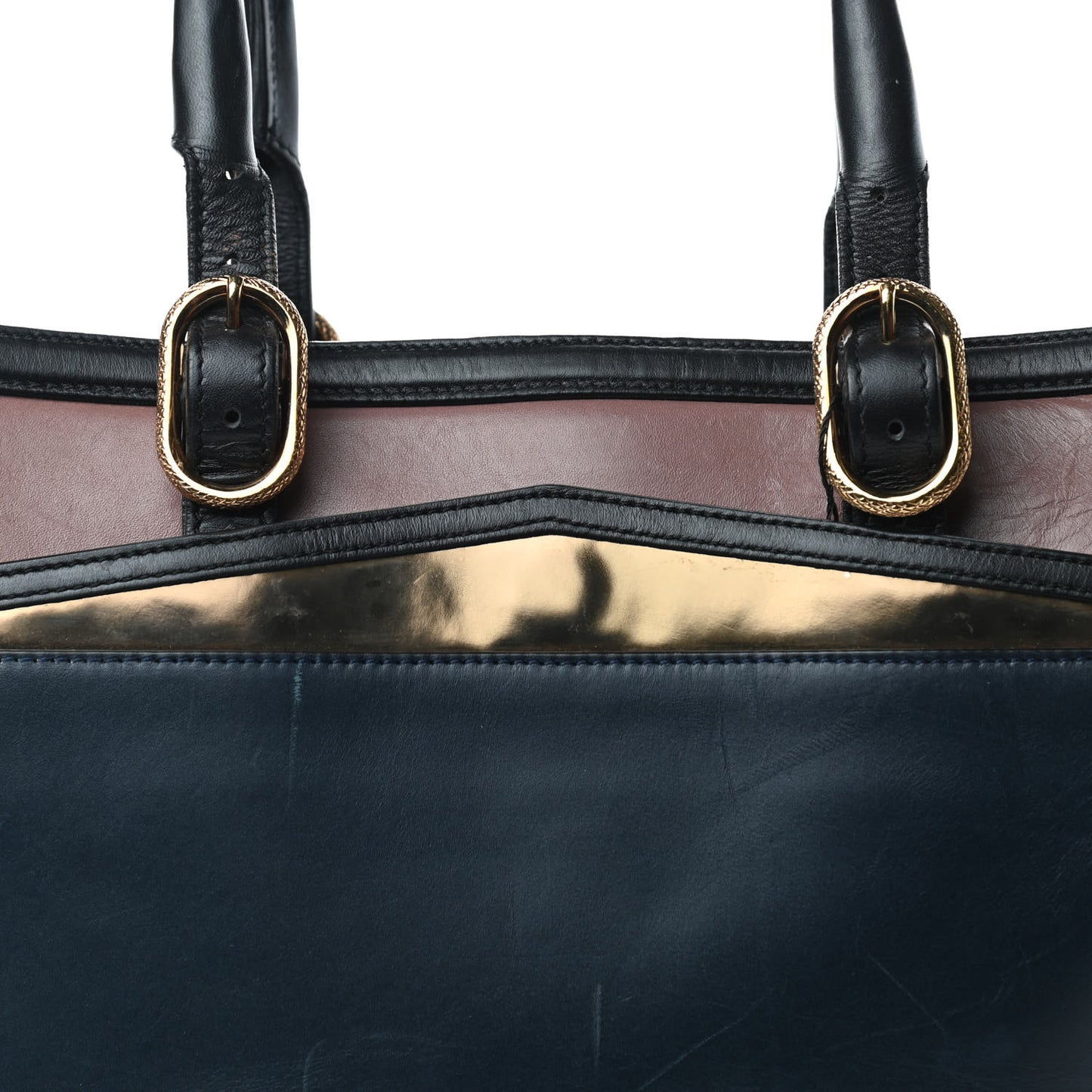 Calfskin Farida Bowler Bag Multicolor