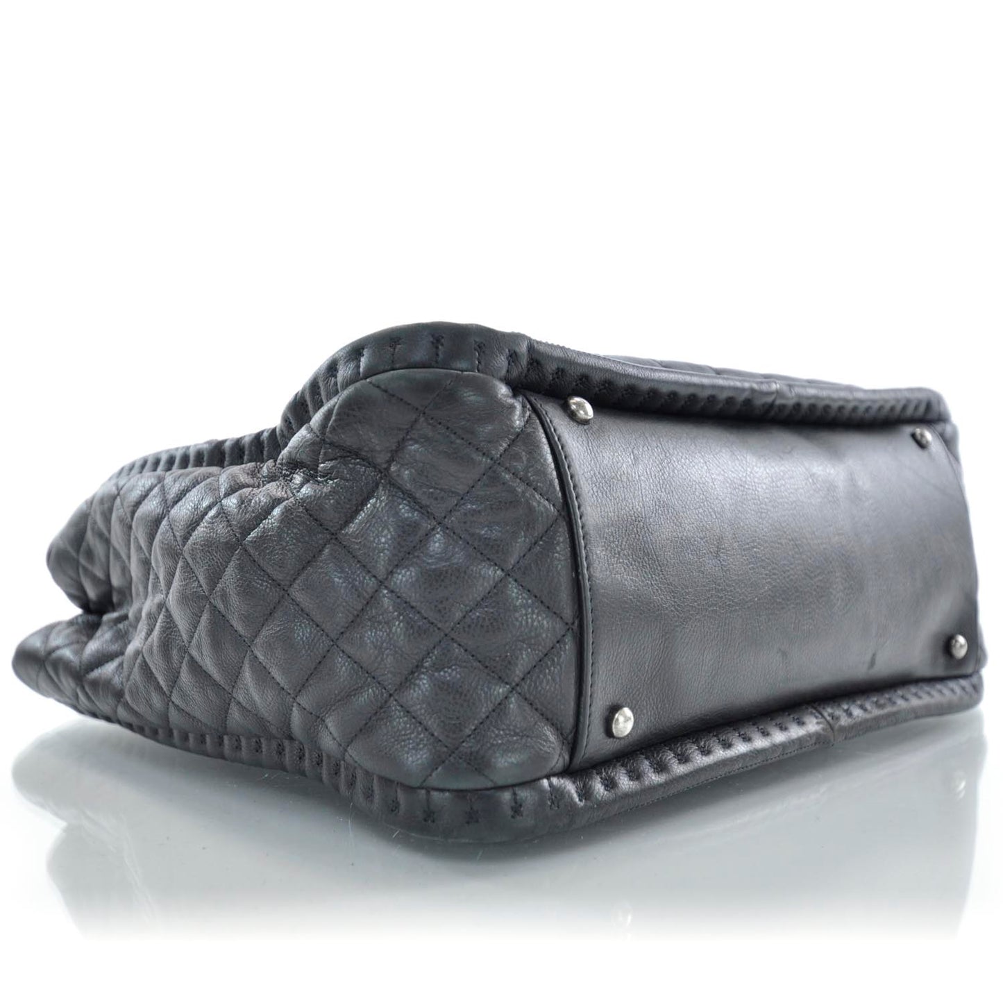 Leather Istanbul Tote Black