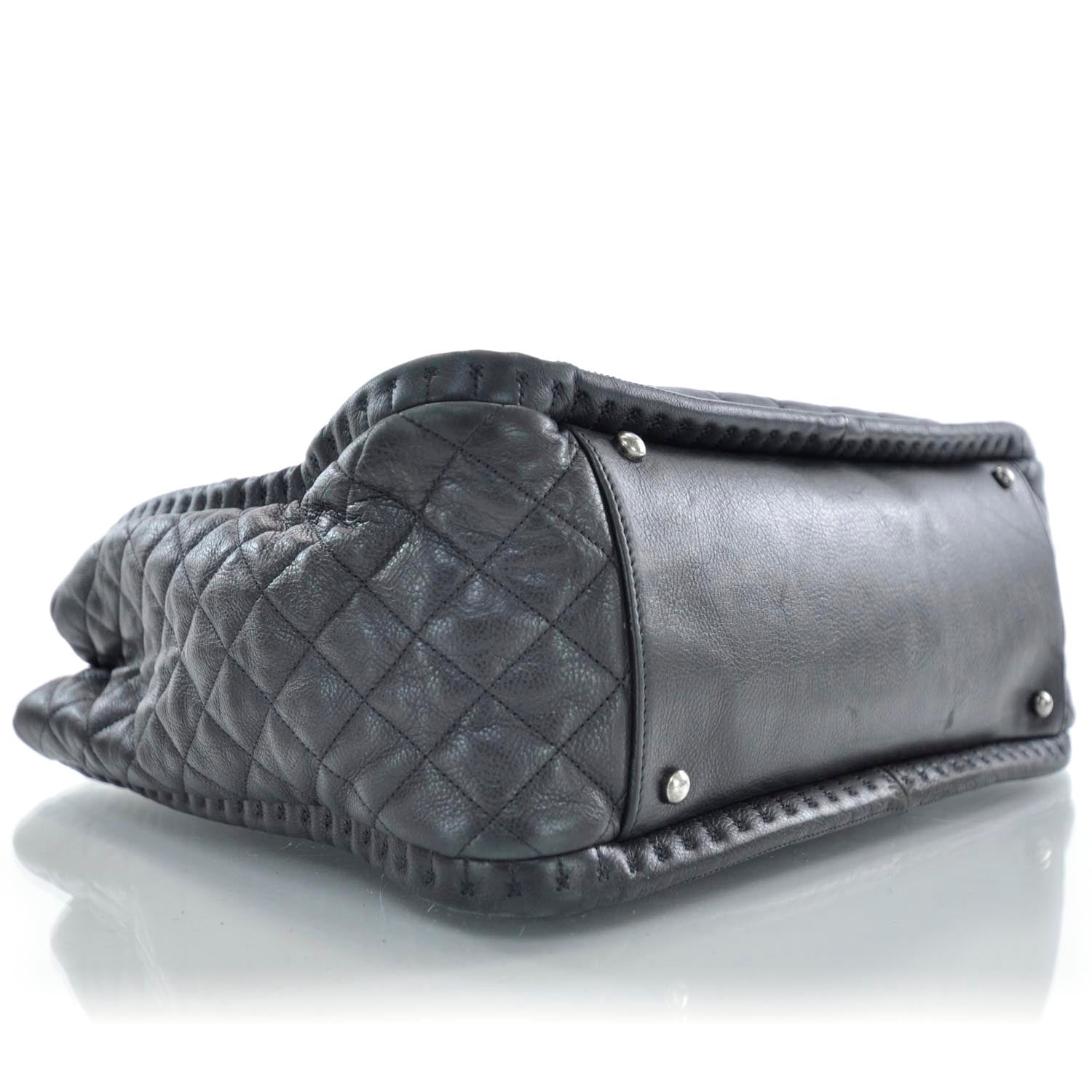 Chanel Leather Istanbul Tote Black 6 of 13