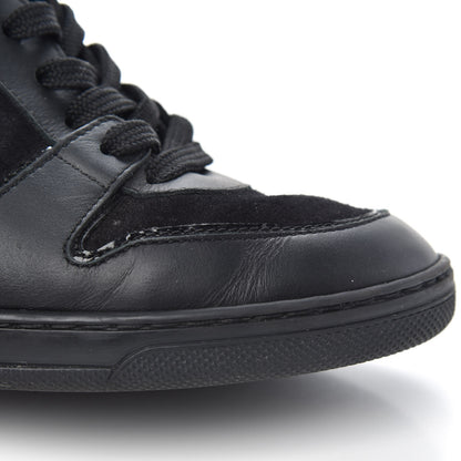 Louis Vuitton Epi Suede Postmark Wedge Sneakers 36 Black 6 of 8