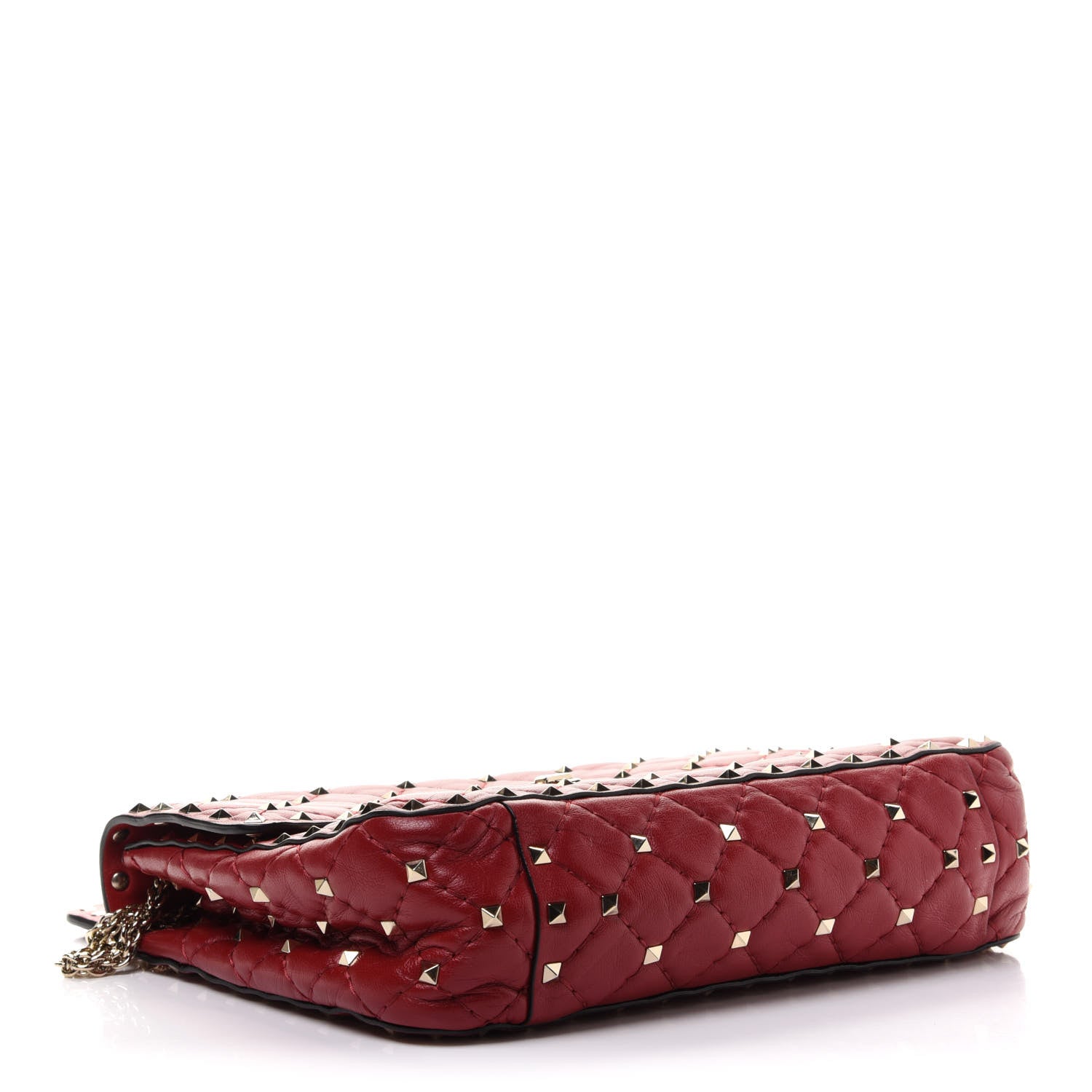 Valentino Garavani Nappa Medium Rockstud Spike Shoulder Bag Rosso Valentino 4 of 10