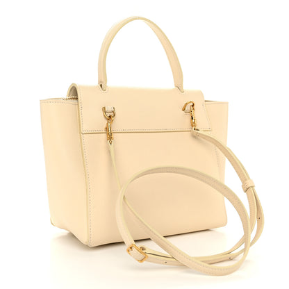 Celine Grained Calfskin Nano Belt Bag Chalk 3 of 10
