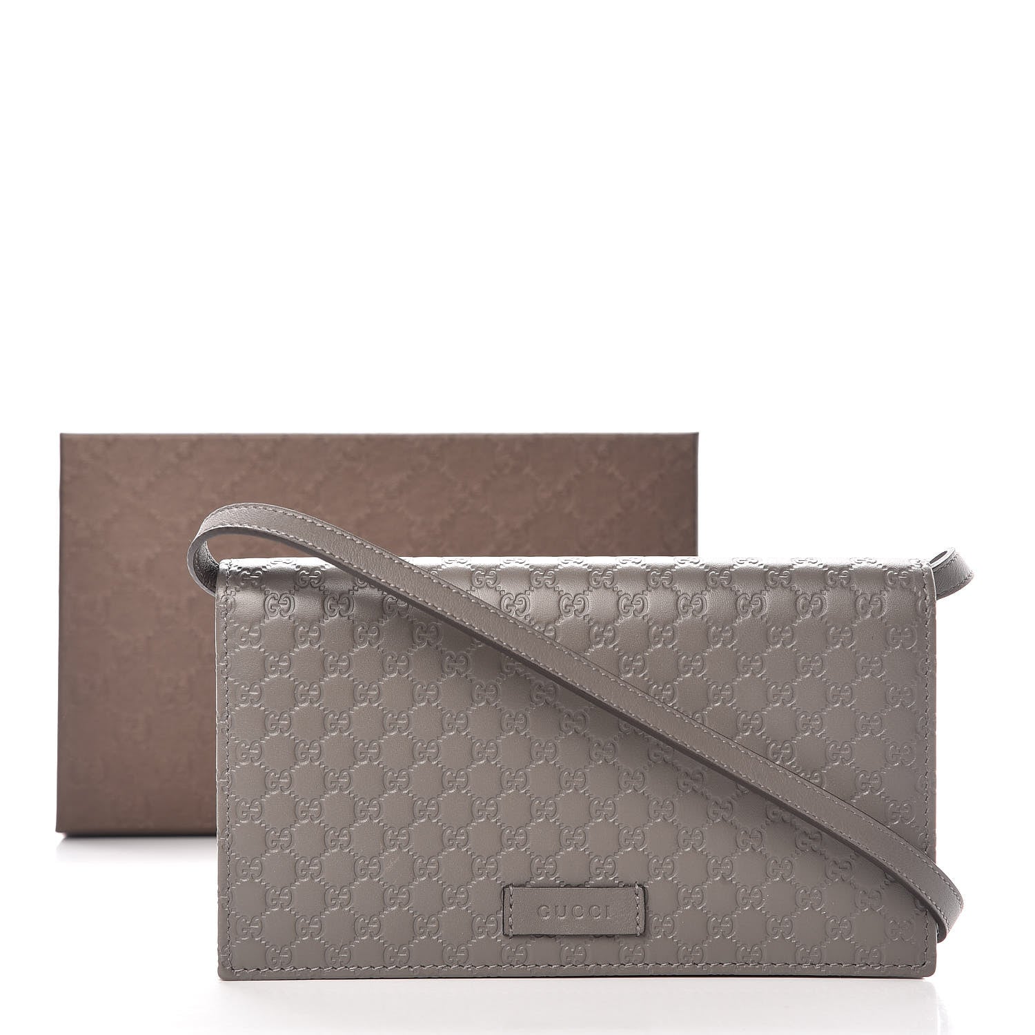 Gucci Soft Microguccissima Crossbody Wallet Loess 8 of 8
