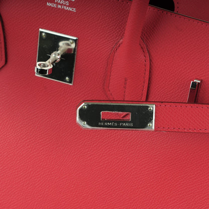 Hermes Epsom Birkin 35 Rouge Garance 9 of 26