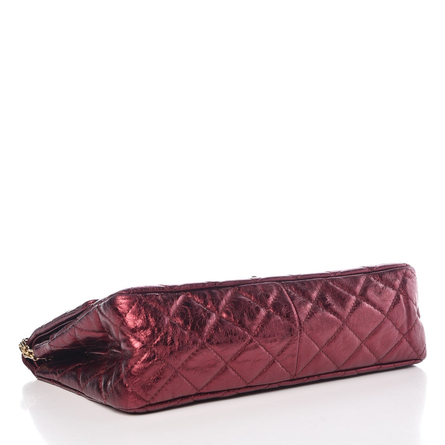 Metallic Aged Calfskin 2.55 Reissue 227 Flap Dark Red