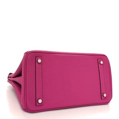 Hermes Togo Birkin 30 Rose Pourpre 4 of 12