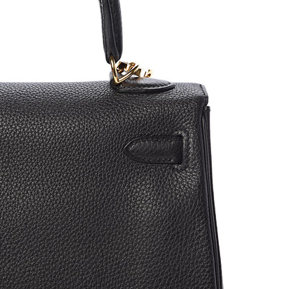 Hermes Togo Kelly Retourne 25 Black 29 of 33