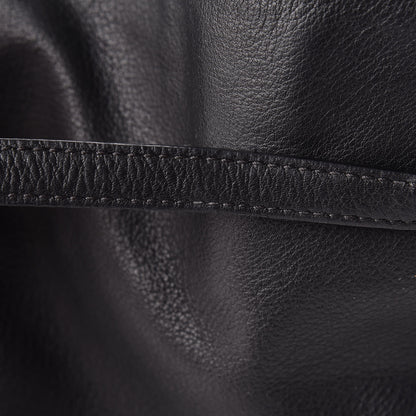 Burberry Calfskin Haymarket Check Small Canterbury Tote Black 18 of 19