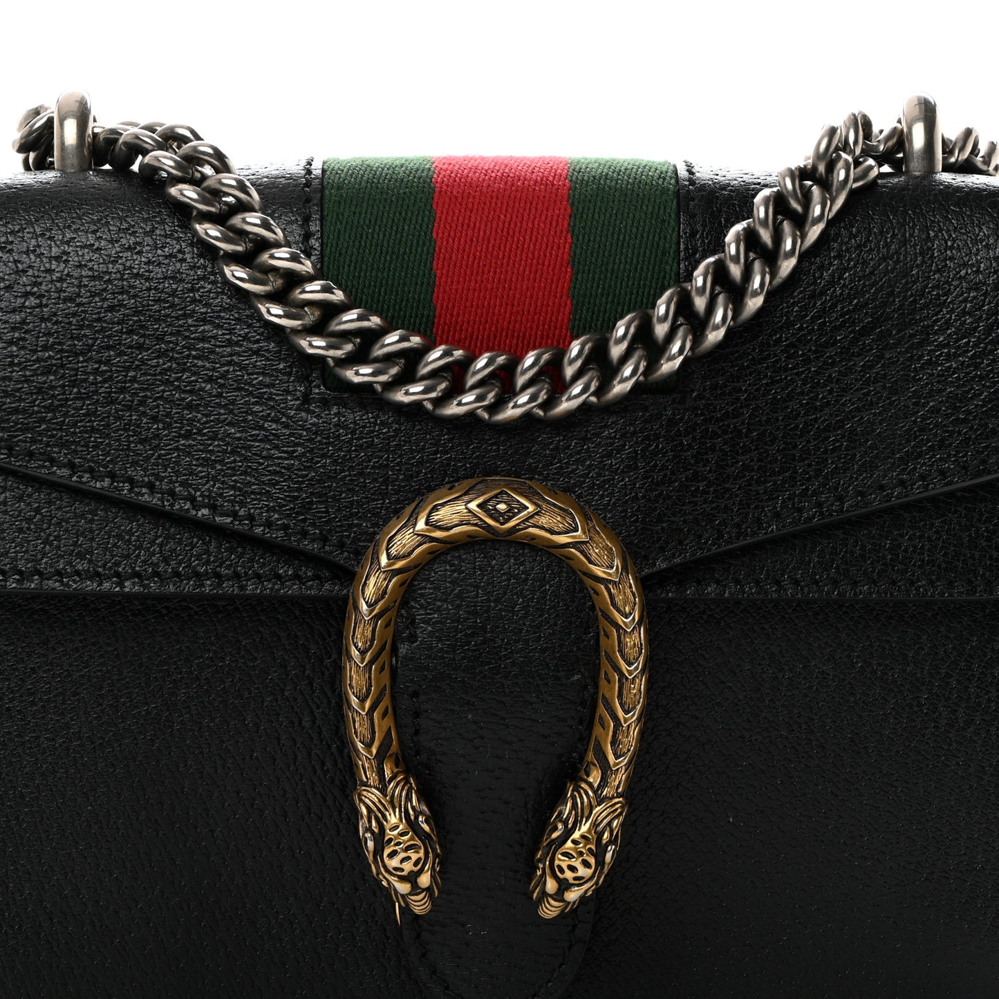 Calfskin Web Mini Dionysus Shoulder Bag Black