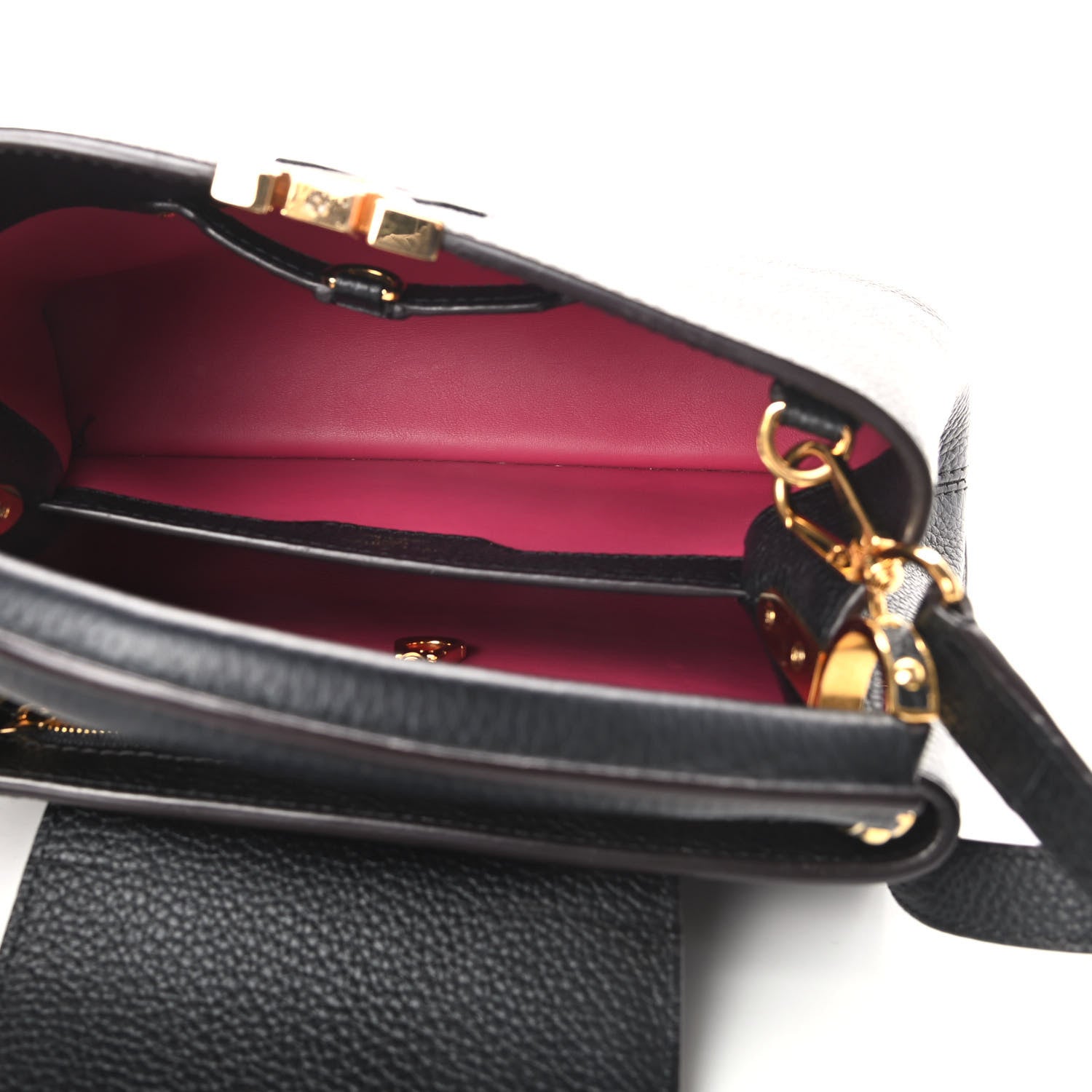Louis Vuitton Taurillon Capucines BB Black 5 of 14