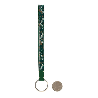 Goyard Goyardine Sesame Key Holder Green 2 of 3