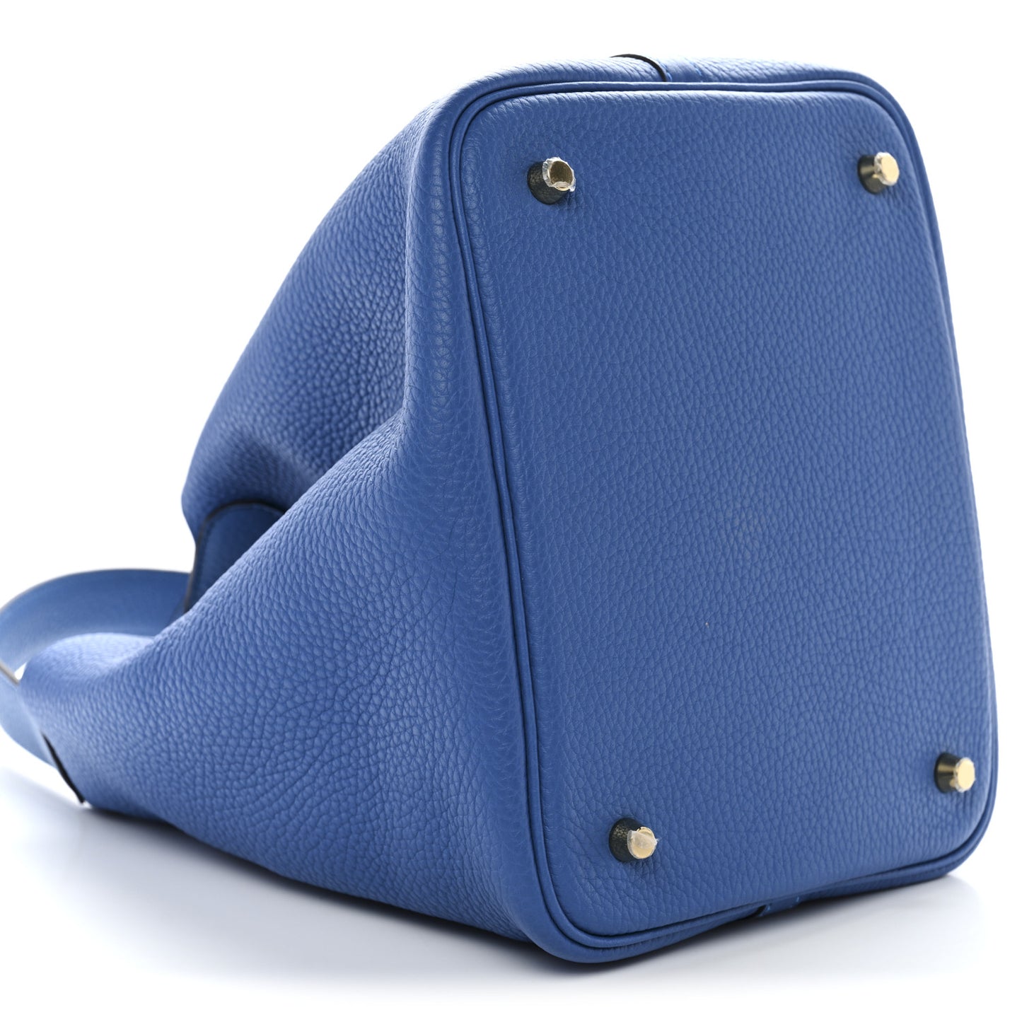 Taurillon Clemence Picotin Lock 22 MM Bleu Frida