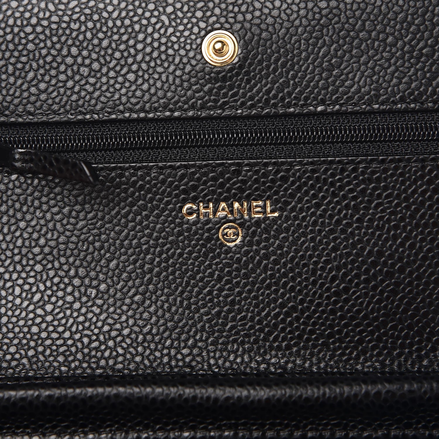 Chanel Caviar Quilted Wallet On Chain WOC Black 6 of 9