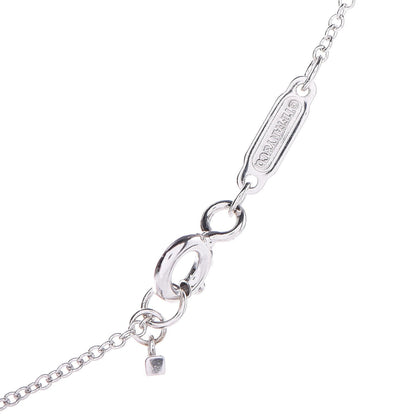 Tiffany 18K White Gold Diamond T Smile Pendant Necklace 8 of 9