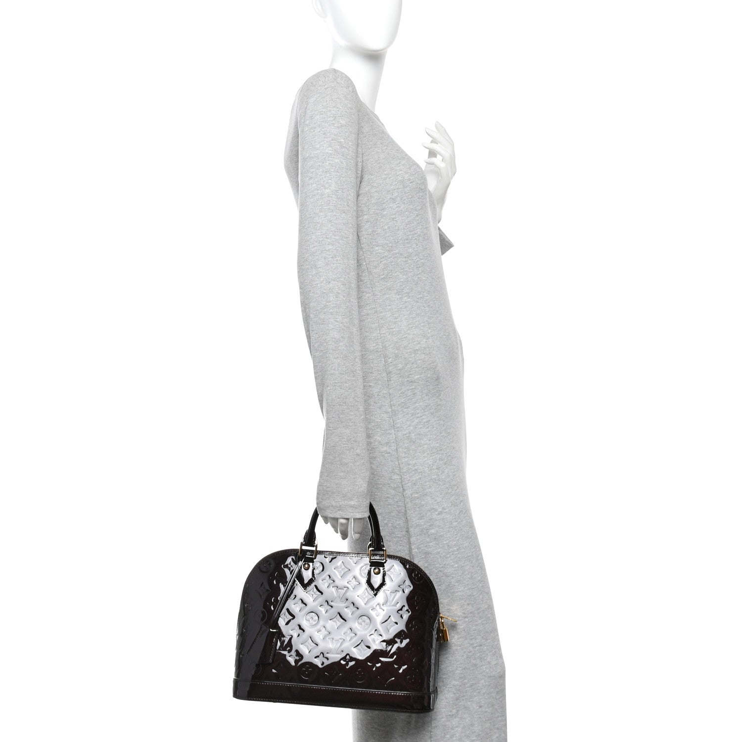 Louis Vuitton Vernis Alma PM Amarante 2 of 9