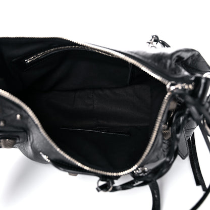 Balenciaga Agneau Arena Small Le Cagole Shoulder Bag Black 6 of 10