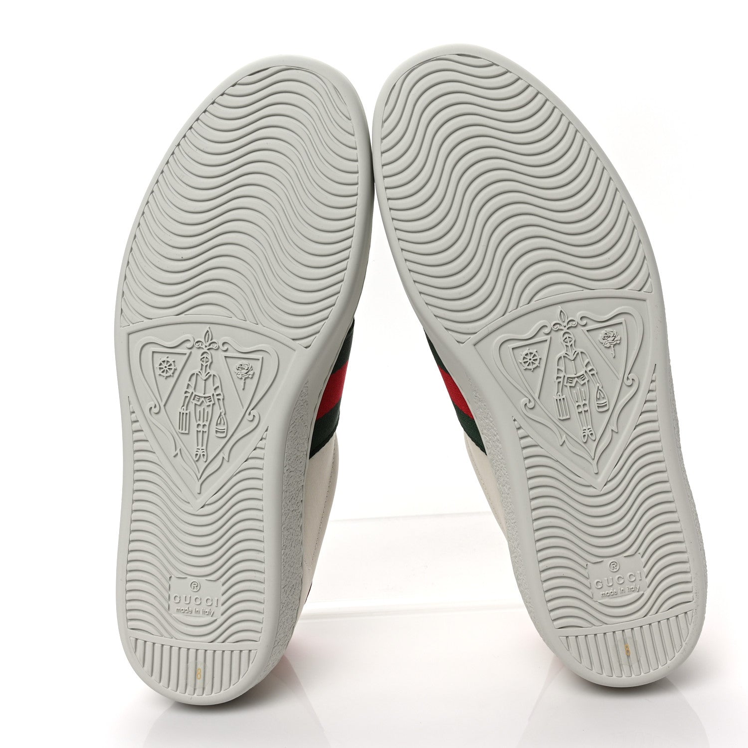 Gucci X FREYA HARTAS Calfskin Miro Soft Web Mythical Creature Embroidered Mens Ace Sneakers 8 New Mystic White 6 of 10