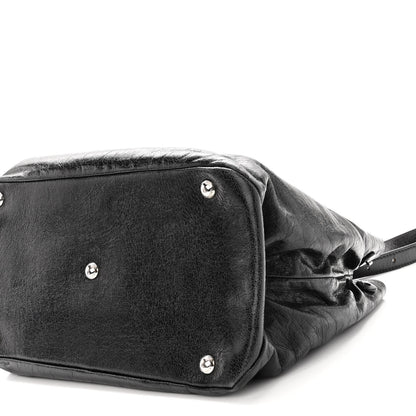 Miu Miu Vitello Shine Top Handle Satchel Black 8 of 8