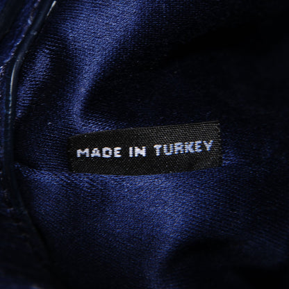 Miu Miu Vitello Shine Bow Tote Bleuette 10 of 10