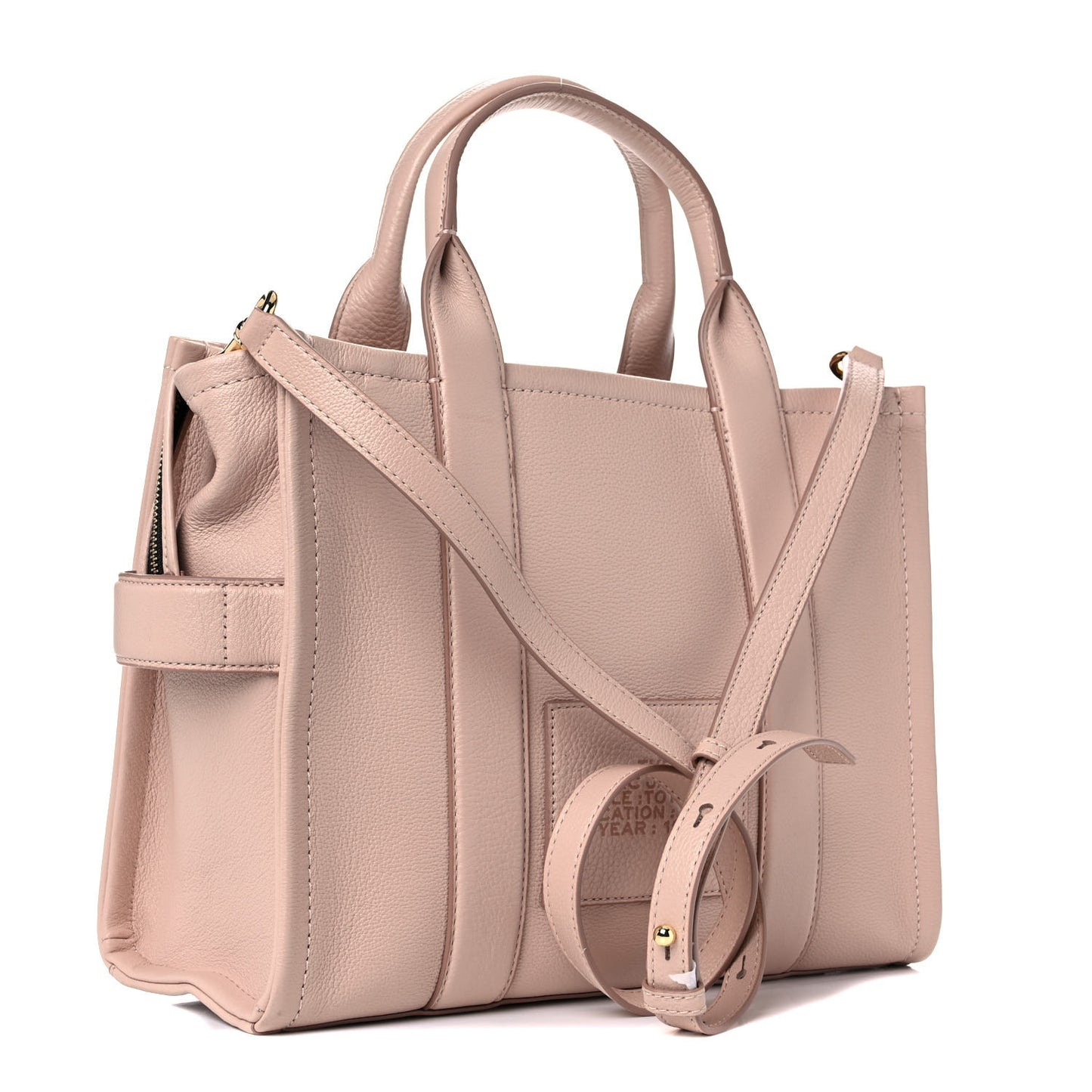 Grained Calfskin The Tote Bag Rose Dust