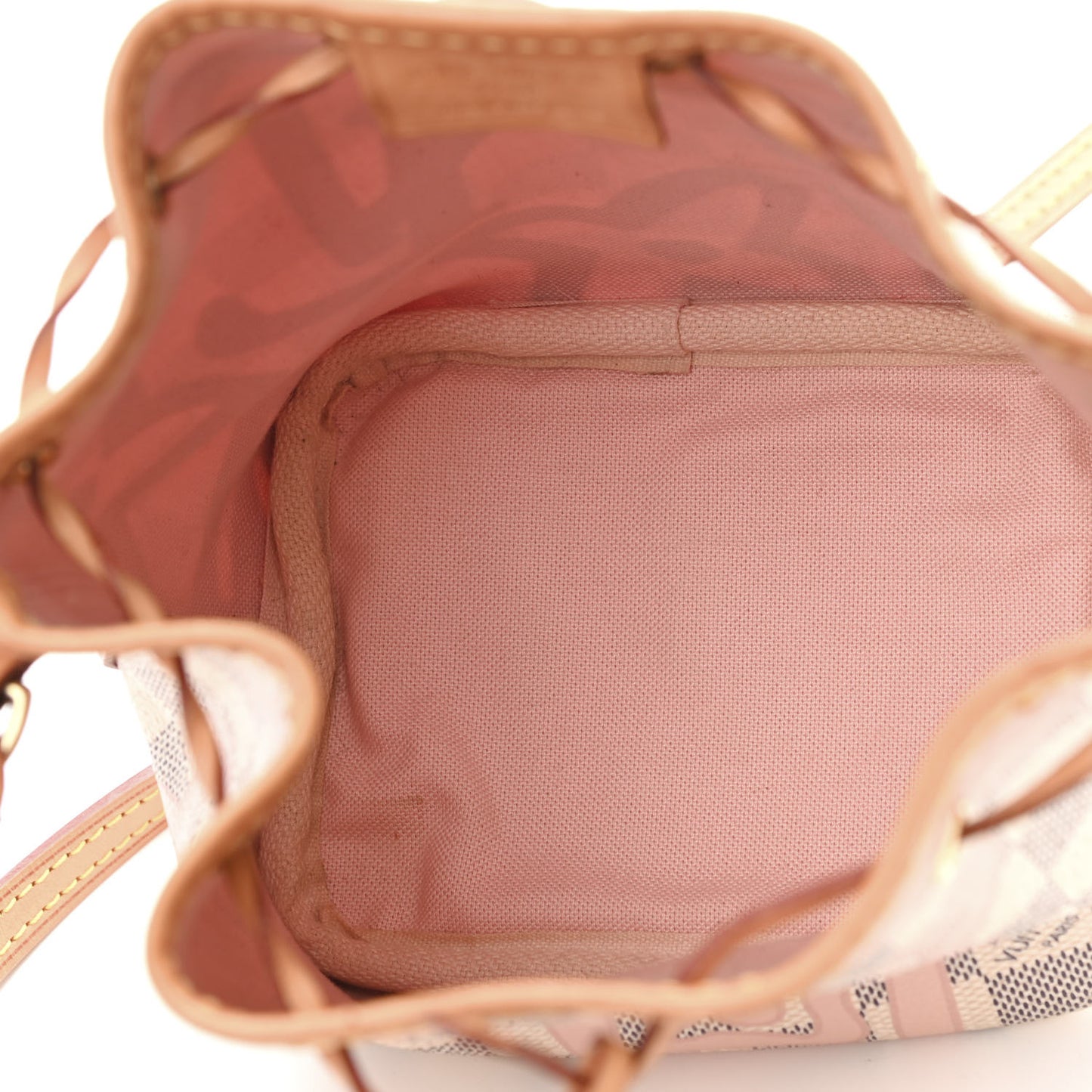 Damier Azur Tahitienne Nano Noe Rose Ballerine