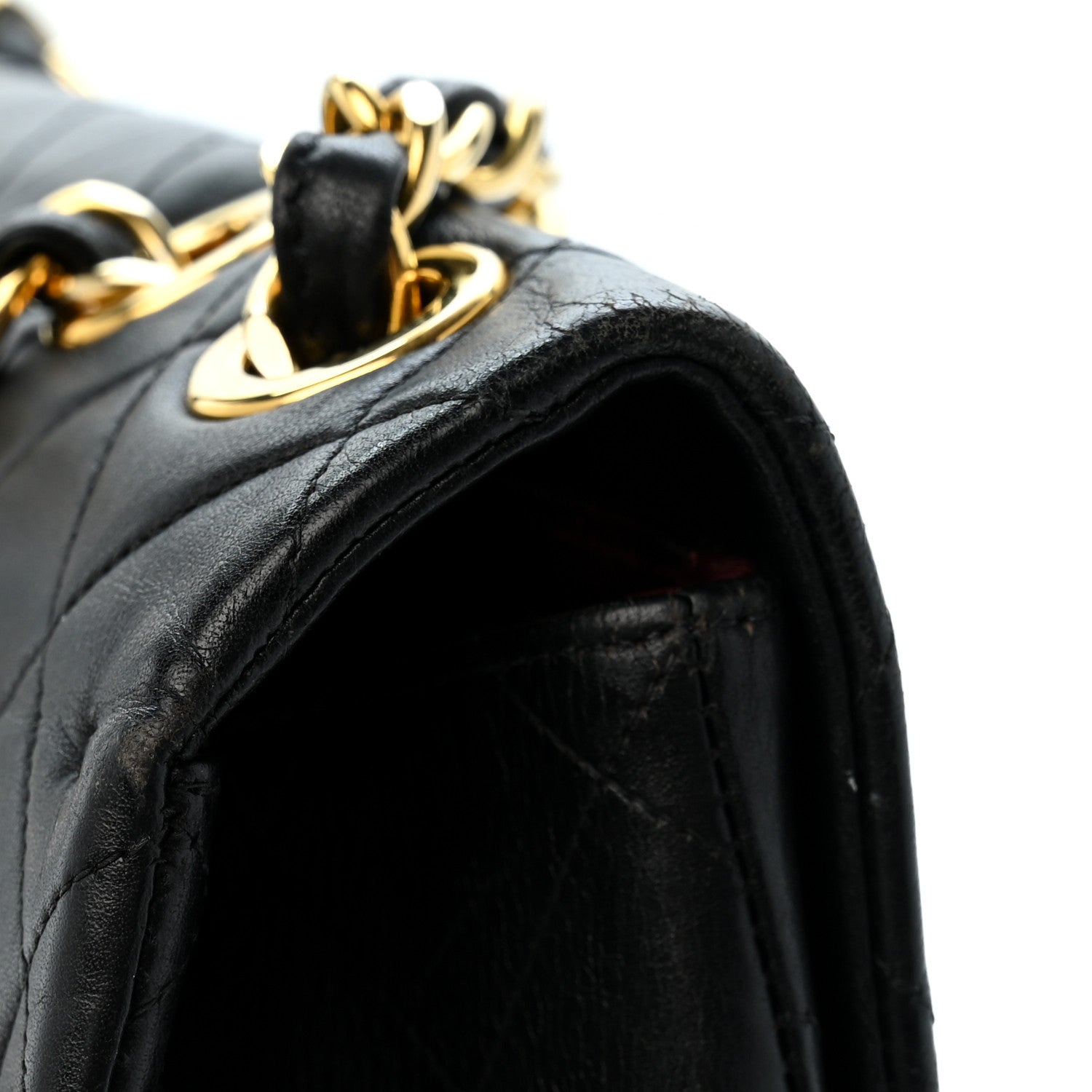 Chanel Lambskin Quilted XL Jumbo Single Flap Black 14 of 14