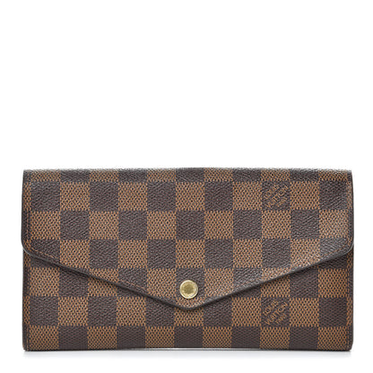 Louis Vuitton Damier Ebene Sarah Wallet NM 1 of 14