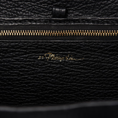 3.1 Phillip Lim Textured Calfskin Mini Pashli Satchel Black 8 of 9