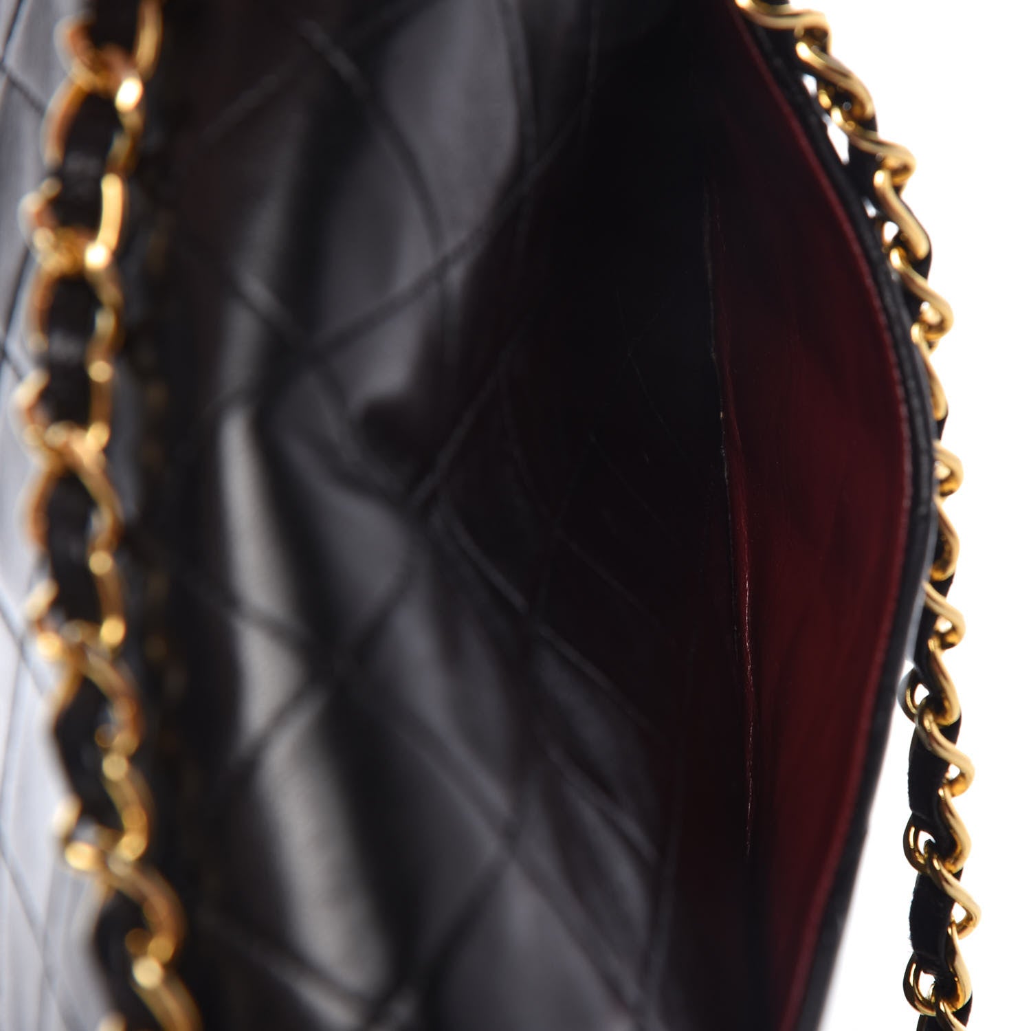 Chanel Lambskin Quilted Medium Double Flap Black 9 of 13