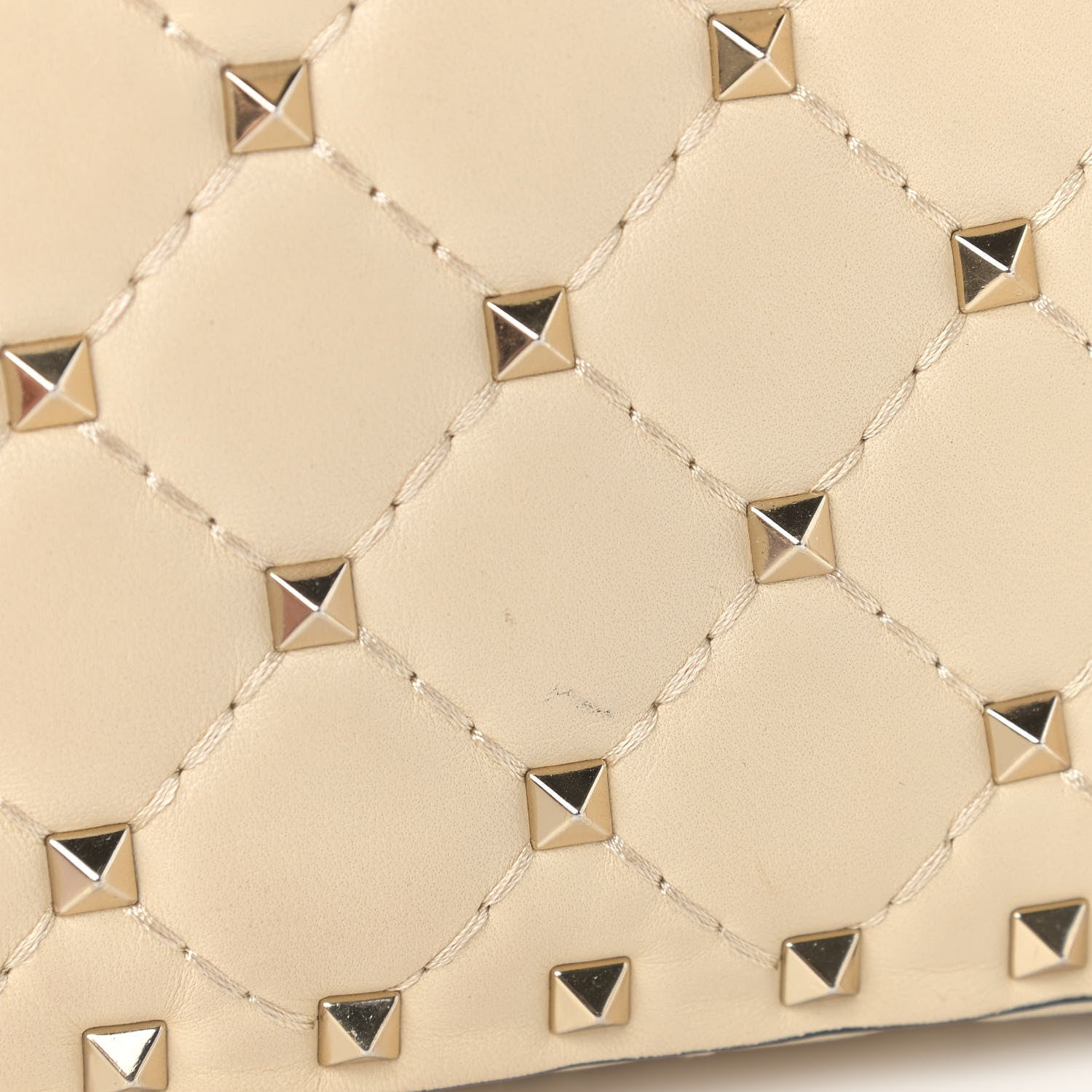 Valentino Garavani Nappa Small Rockstud Spike Shoulder Bag Light Ivory 15 of 16