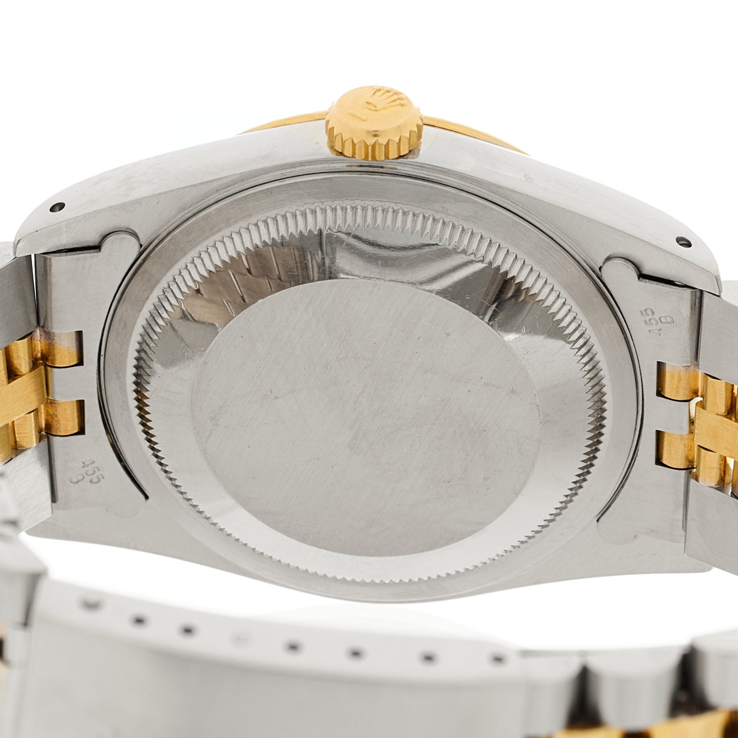 Stainless Steel 18K Yellow Gold 36mm Oyster Perpetual Datejust Watch Champagne 16233