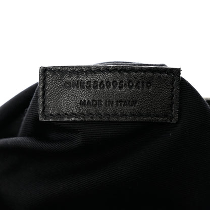 Saint Laurent Gabardine Camouflage Duffle Bag Black Green 6 of 9