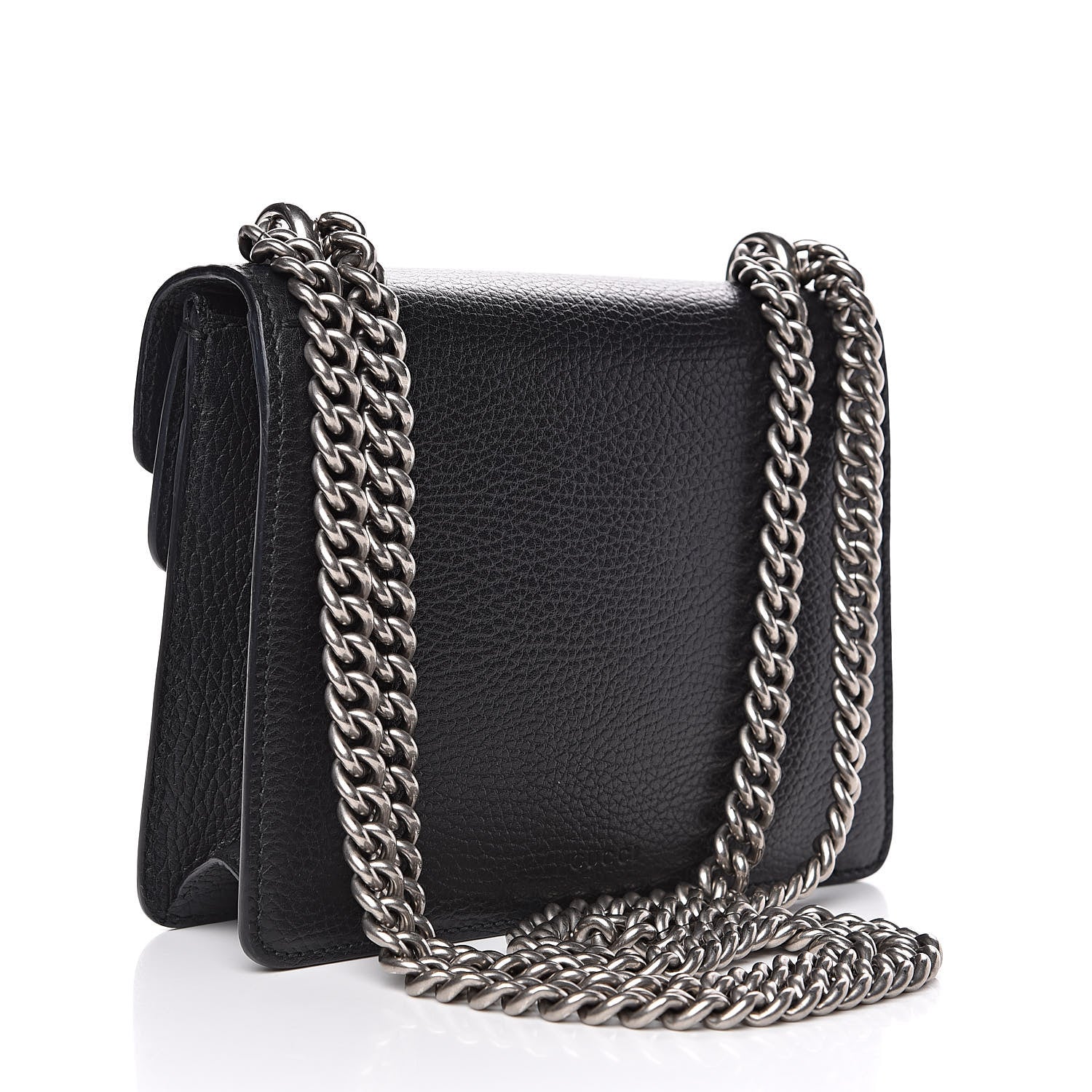 Gucci Calfskin Mini Dionysus Shoulder Bag Black 3 of 10