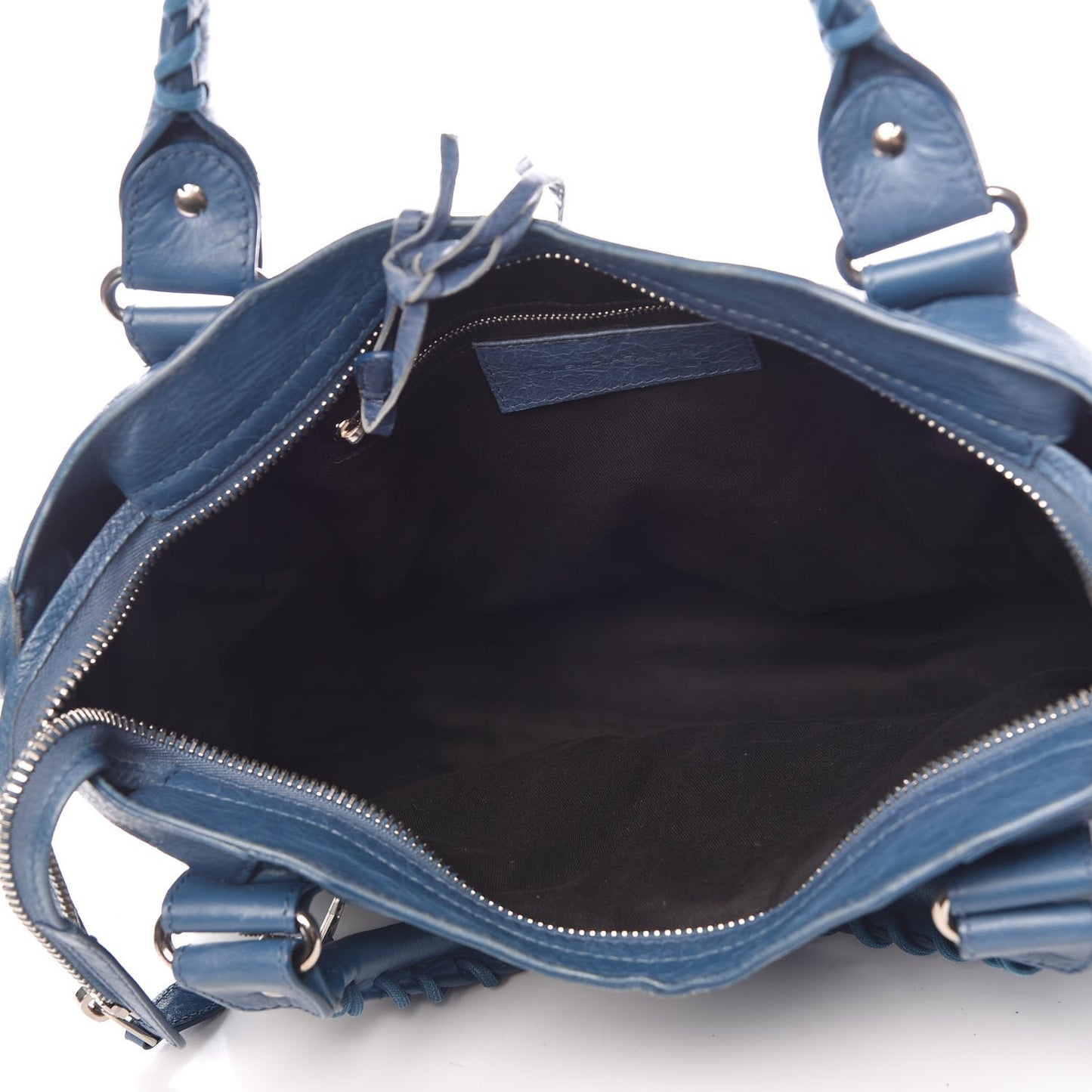 Agneau Giant 21 Silver Hardware City Bleu
