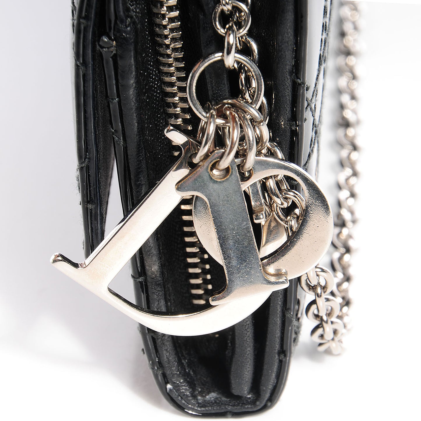 Patent Cannage Rendez-vous Chain Wallet Black