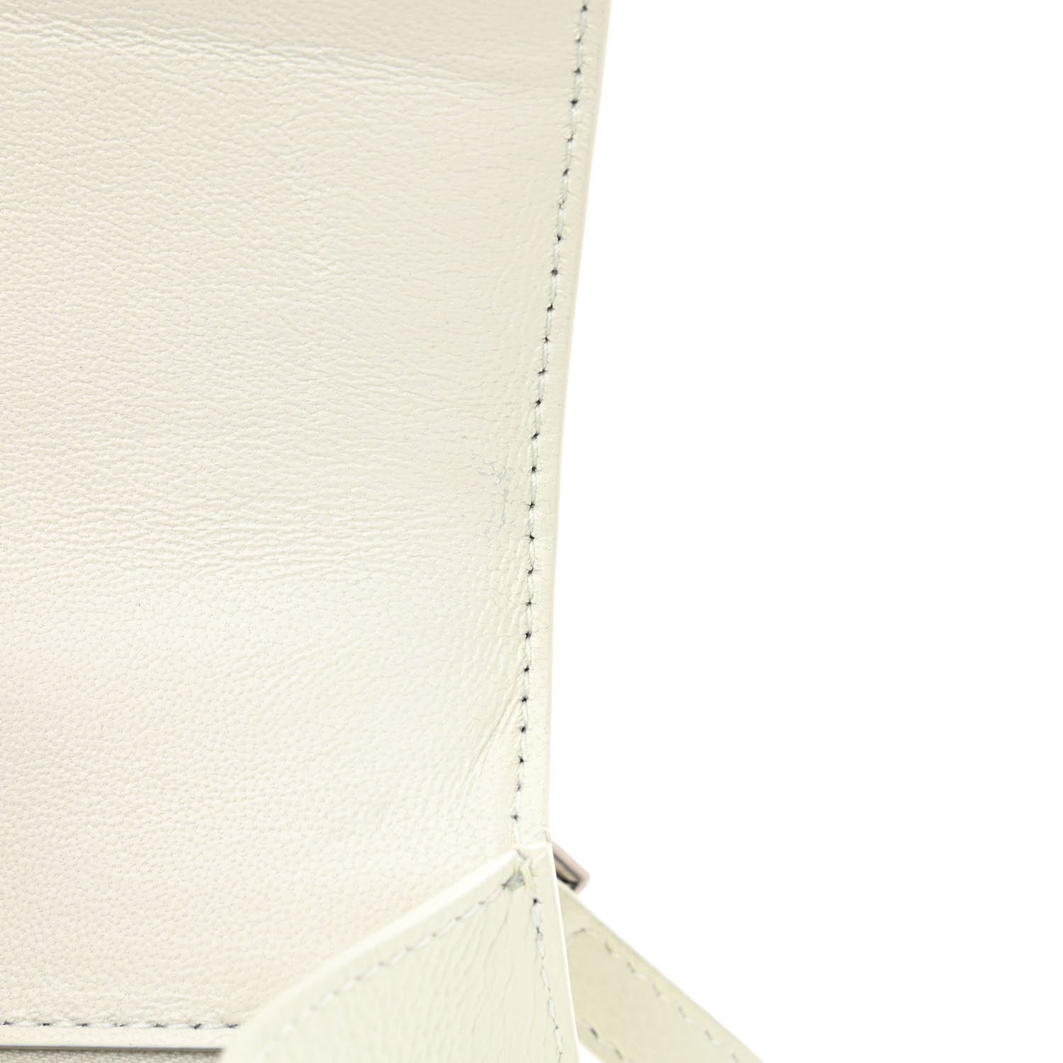 Balenciaga Grained Calfskin Small Hourglass Top Handle Bag White 11 of 11
