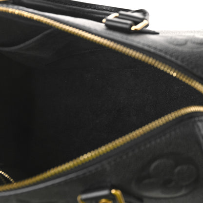 Louis Vuitton Empreinte Monogram Giant Speedy Bandouliere 25 Black 5 of 8