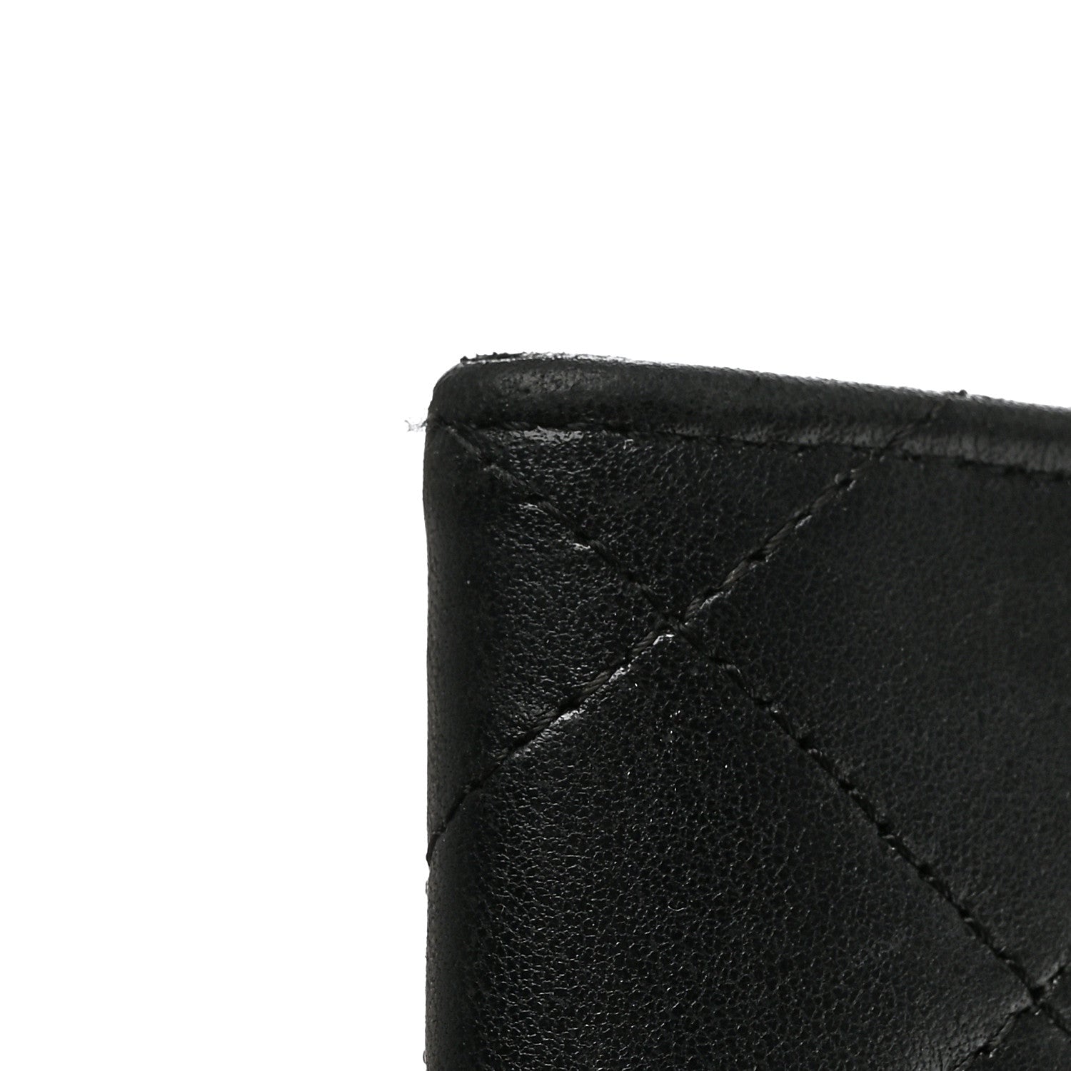 Chanel Lambskin Quilted Medium Flap Wallet Black 10 of 10