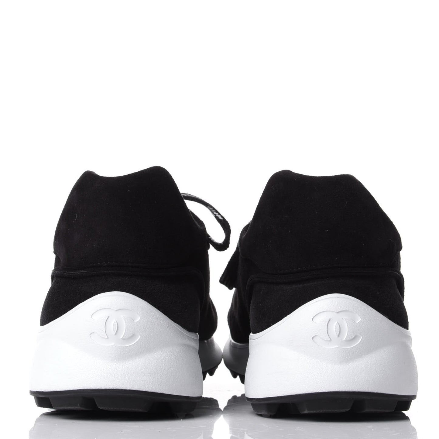 Suede Goatskin CC Sneakers 39.5 Black