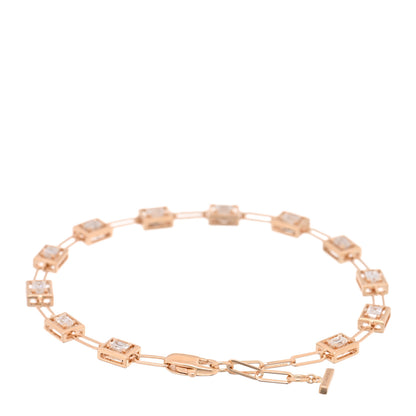 Tiffany 18K Rose Gold Diamond Jewel Box Bracelet 2 of 4