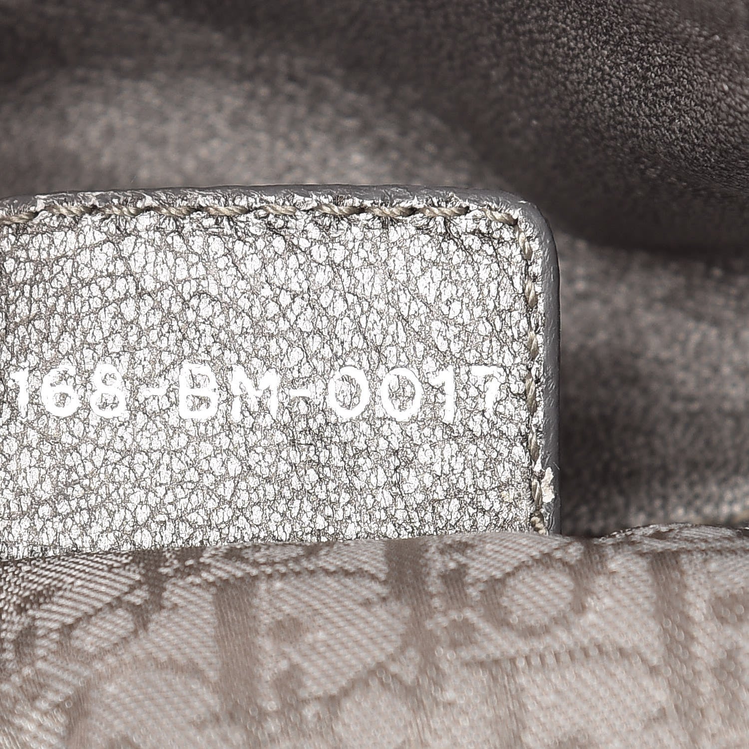 Christian Dior Metallic Lambskin Cannage Flap Shoulder Bag Silver 7 of 13