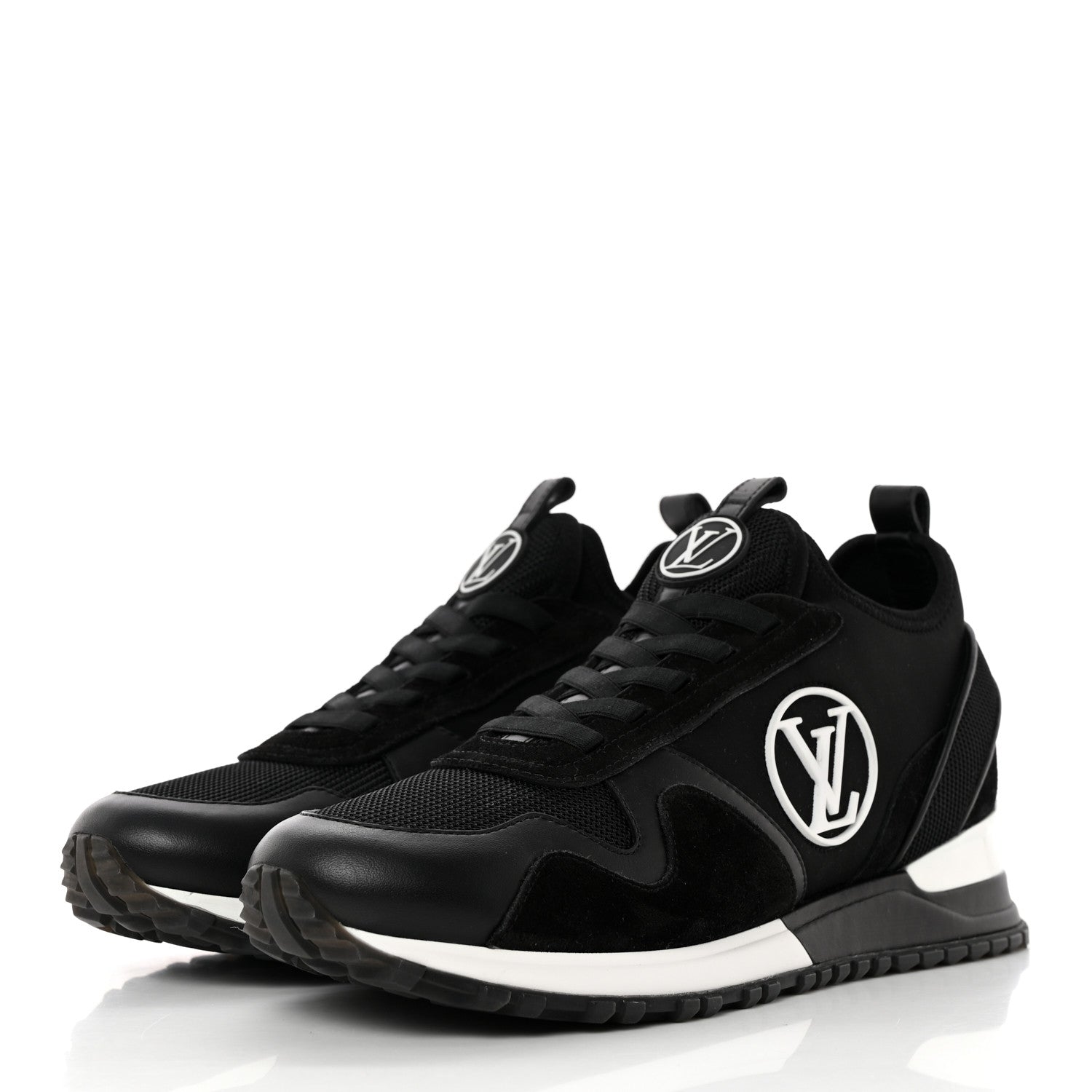 Louis Vuitton Calfskin Run Away Sneakers 39 Black 3 of 13