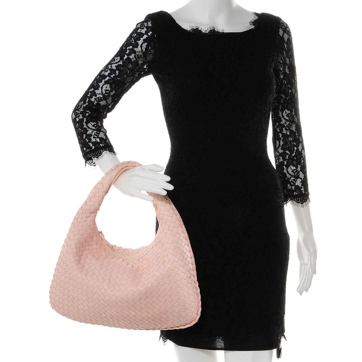 Bottega Veneta Nappa Intrecciato Medium Veneta Hobo Magnolia 2 of 11